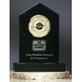 Black Genuine Marble Cathedral Weather Instrument Award